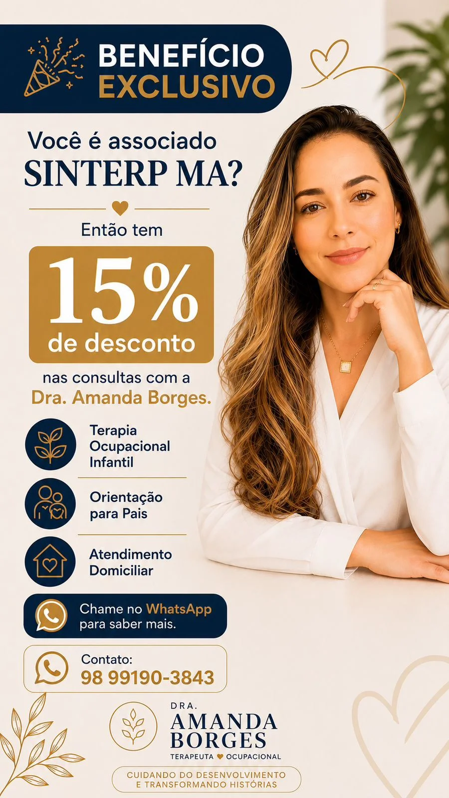 Dra. AMANDA BORGES - TERAPEUTA OCUPACIONAL