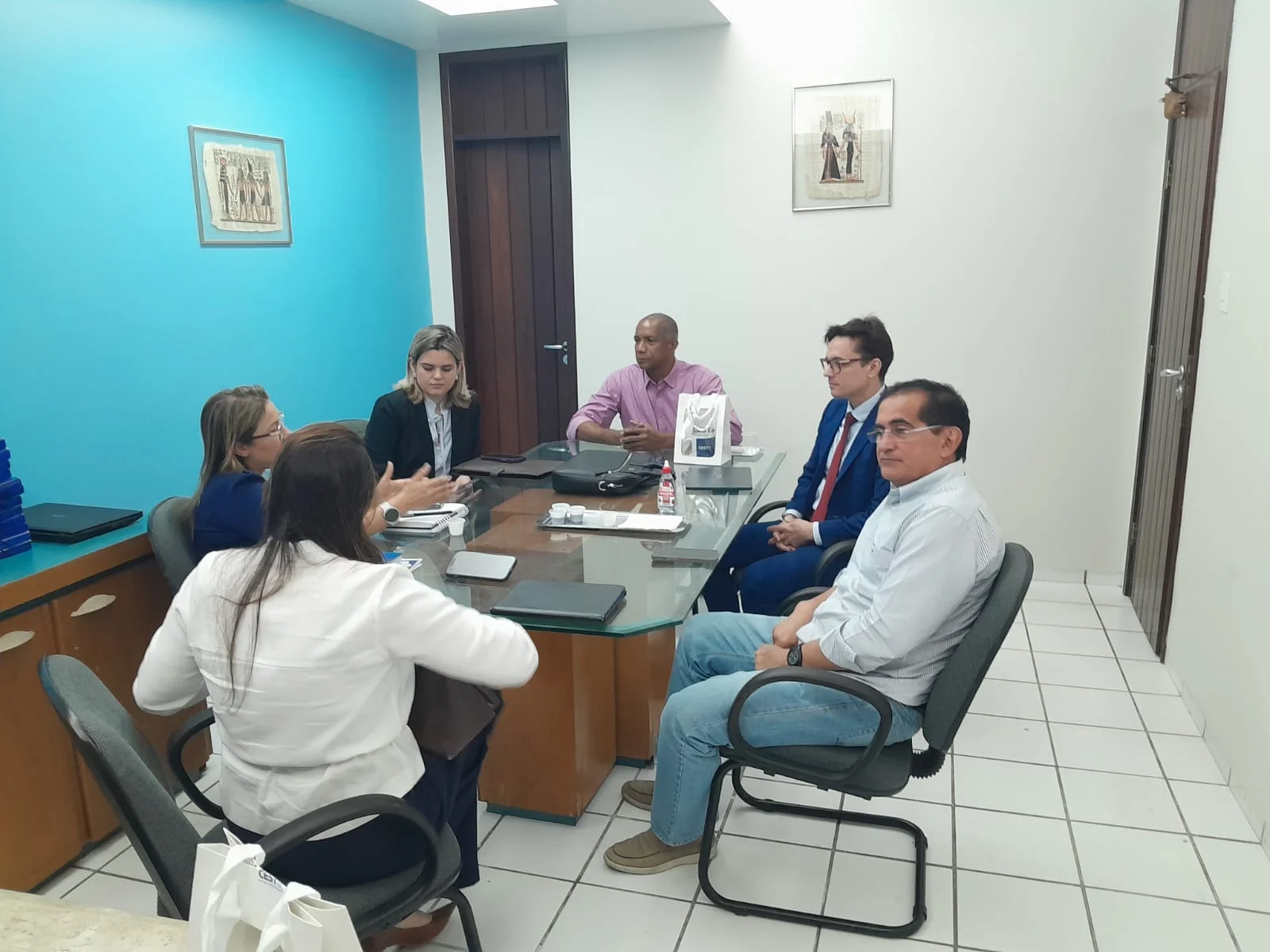 Diretoria do Sinterp se reúne com representantes da Faculdade CEST para tratar de Acordo Coletivo